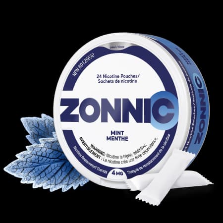 ZONNIC Nicotine Pouches Mint - 4mg (24 Pouches) primary image